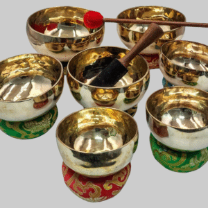 Himalayan singing bowls set, 3 octave